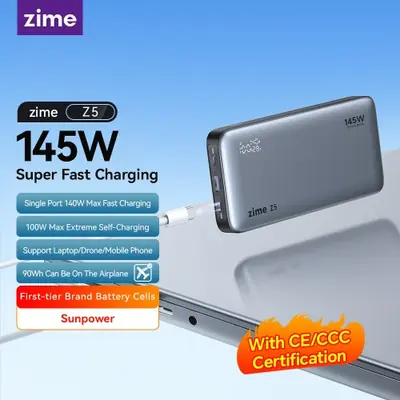 Image de Batterie Externe 25000mAh 145W Zime Z5 Charge Rapide PD