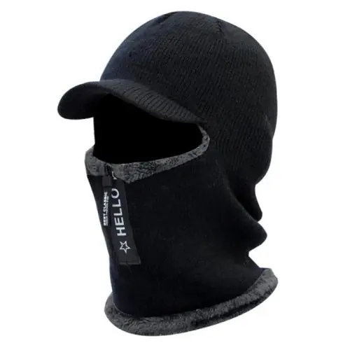 Image de Chapeau d'Hiver Chauffant pour Hommes - Protection Oreilles & Vent