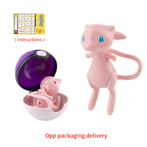 Imagen de Figura de Pokémon Dragonite Gengar Mew Snorlax Lapras Pokeball elfo bola deformación juguete Pikachu monstruo muñeca educativa regalo para niños