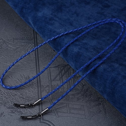 Imagen de Gafas tejidas con cadena de cuerda de cuero para hombre y mujer, accesorios antideslizantes para dep...