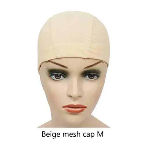 Beige rete berretto M