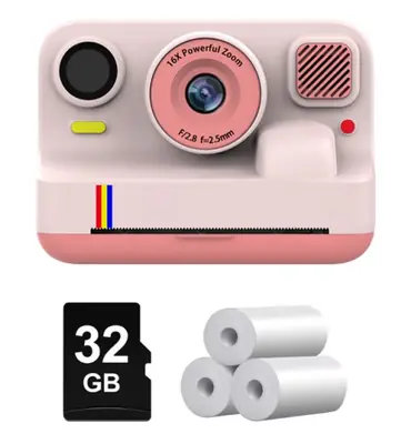 Image de Caméra Instantanée pour Enfants - Impression Photo en Couleur