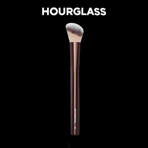 Image of Professional Angled Contour Brush Set with Liquid Blush & Loose Powder Application – Premium Beauty Tools for Flawless Makeup Finish