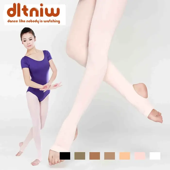 Image de Collants de Danse Taille Haute Élastiques pour Adultes