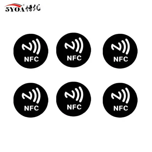 6 pièces noires NFC213