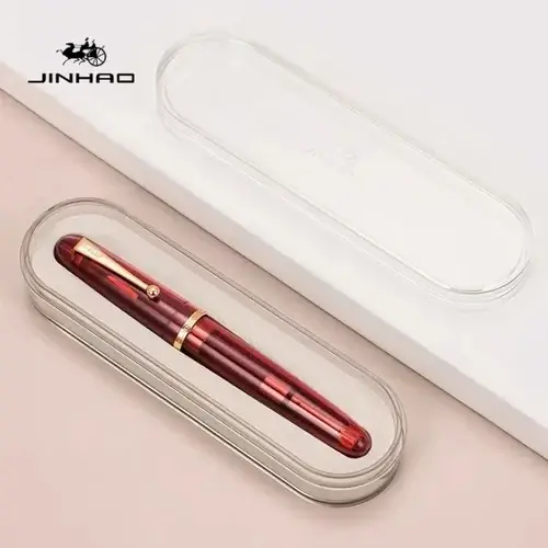 Transparent rouge avec boîte