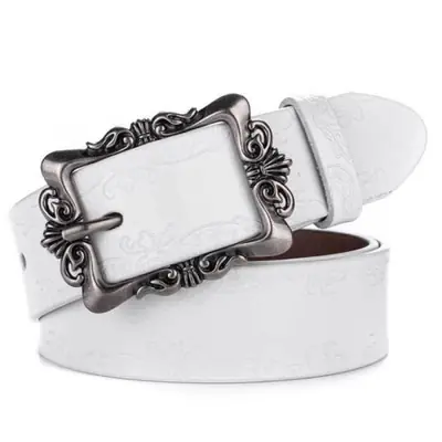 Image de Ceinture en Cuir Véritable Femme - Style Punk & Décontracté