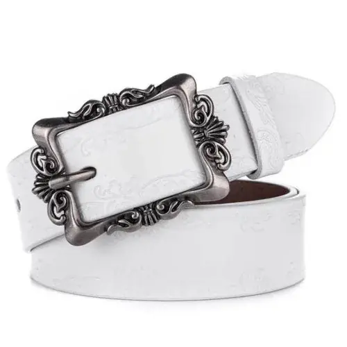 Image de Ceinture en Cuir Véritable Femme - Style Punk & Décontracté