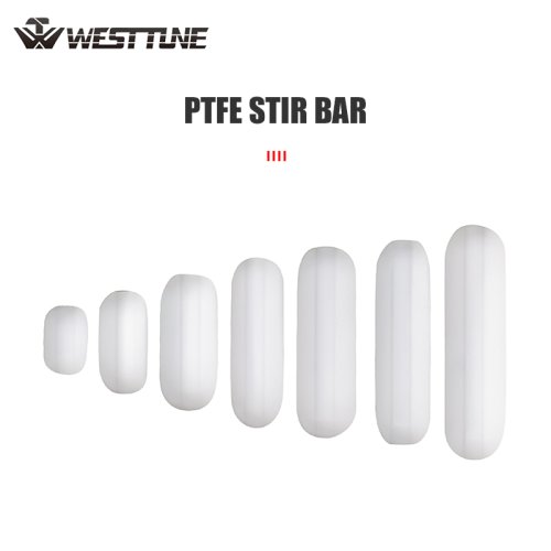 WESTTUNE-agitador magnético de PTFE, barras mezcladoras, tamaño 10mm, 15mm, 20mm, 25mm, 28mm, 30mm, 35mm, barra agitadora magnética de laboratorio, 10 Uds.