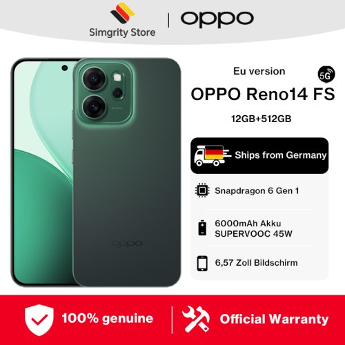 Zdjęcie Oppo Reno14 F5 5G – Mocny smartfon z ekranem AMOLED i baterią 6000 mAh