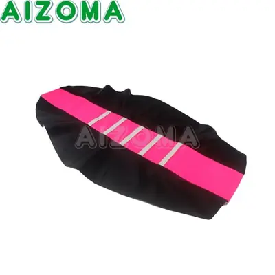 Image de Housse de Siège Moto Enduro Rose - Protection Confortable & Antidérapante
