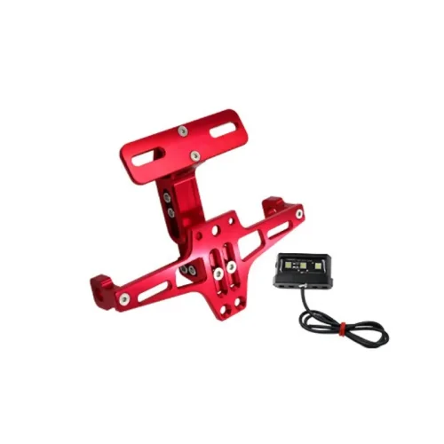 Bild von LED-Kennzeichenhalter für Motorräder – Universell & Hellig