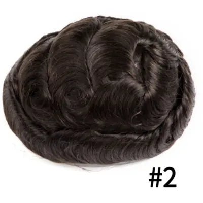 Image de Toupet Homme Double Couche Cheveux Naturels Respirant