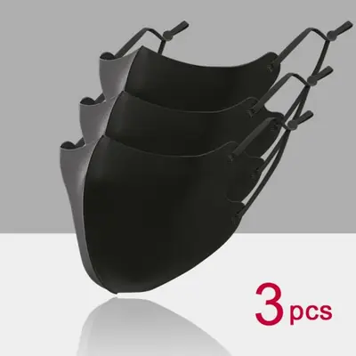 Image de Masques Lavables Anti-Poussière - 10 Pièces en Soie de Glace