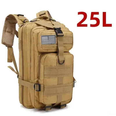 Sac à Dos Tactique 25L/50L - Imperméable & Robuste