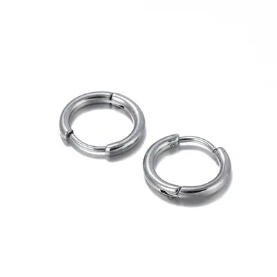 Image de Boucles d'oreilles circulaires dorées - Lot de 10