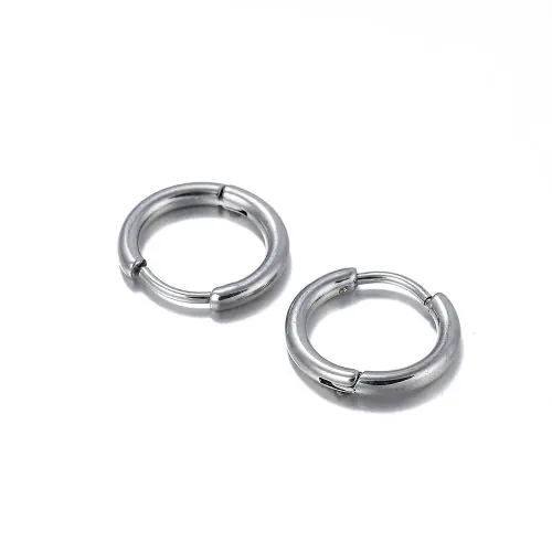 Image de Boucles d'oreilles circulaires dorées - Lot de 10