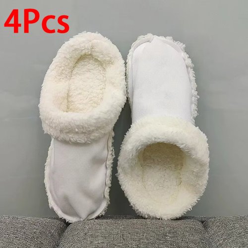 Image de Semelles Intérieures Chauffantes Hiver - Peluche Épaisse pour Hommes & Femmes