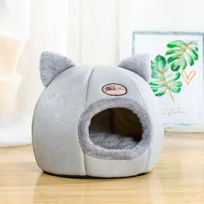 Image de Lit Confortable pour Chat et Petit Chien - Hiver