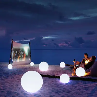 Image de Boule LED Étanche pour Jardin - Éclairage Paysager