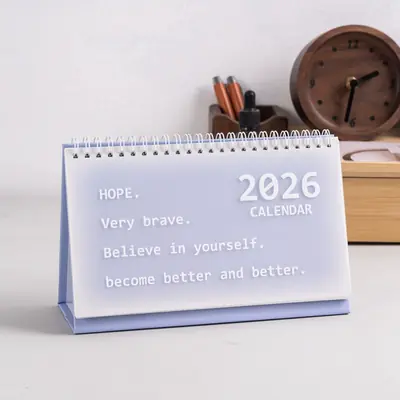 Image de Calendrier Bureau 2026 - Planificateur Annuel & Journal de Productivité