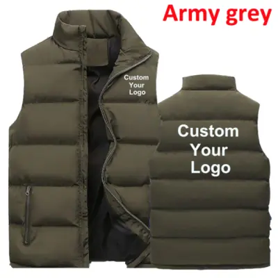 Image de Gilet Homme Chauffant à Col Montant - Personnalisable