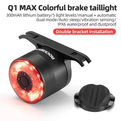 Image de Feu Arrière Vélo Intelligent avec Détection de Freinage