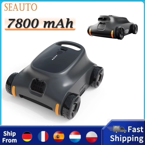 Immagine di Robot Pulitore per Piscina Senza Fili - 7800mAh, Filtrazione 2L