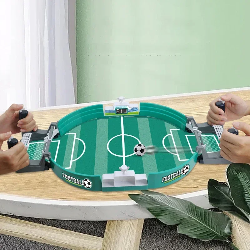 Imagen de Futbolín de Mesa Miniatura para Adultos - Juego de Deporte de Escritorio Ideal para Salas de Juegos y Espacios Interiores