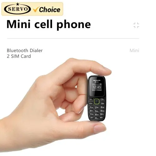Image de Mini Téléphone Portable Débloqué avec Bluetooth et Double SIM