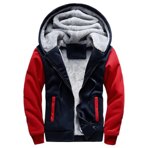 Jacke - Marineblau Rot