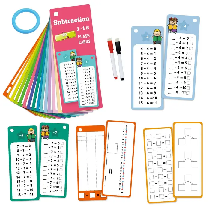 Image de Cartes Mathématiques Éducatives avec Stylo Effaçable