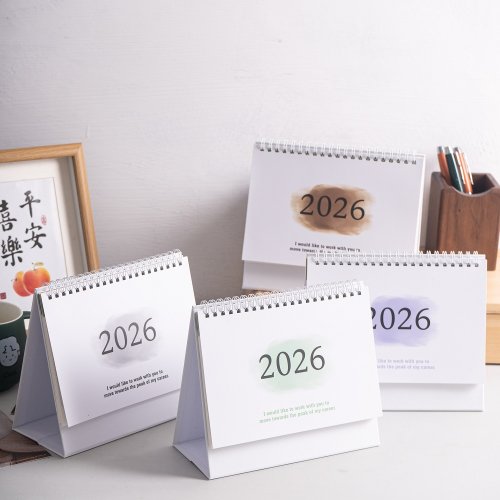 Zdjęcie Kalendarz biurkowy na rok 2026, duży, angielski, książka kalendarzowa, roczny kalendarz z listą rzeczy do zrobienia, miesięczny, dzienny planer, zarządzanie czasem