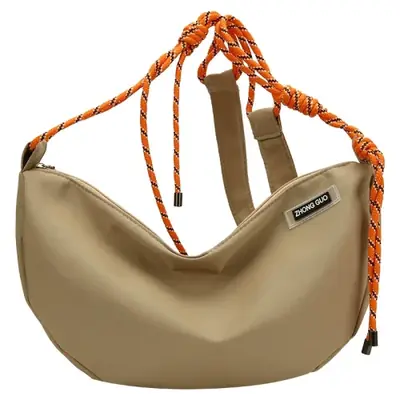 Image de Sac Bandoulière Femme Vintage en Nylon - Grande Capacité & Tendance