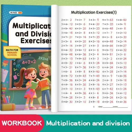 Image de Cahier de Maths pour Enfants 3-8 Ans