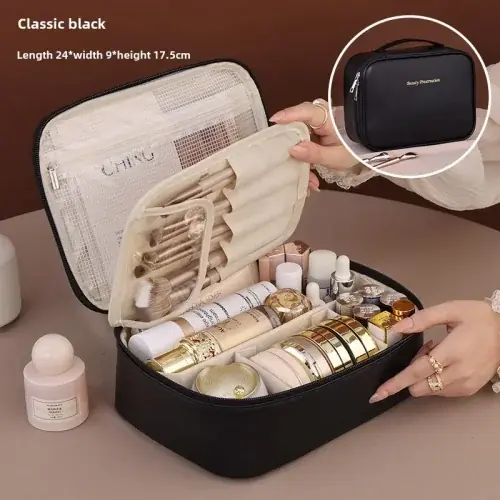 Image de Sac de Maquillage Luxe - Grand Capacity & Organisé