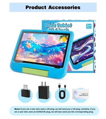 Image de Tablette Android 10 Pouces pour Enfants - 8GB RAM, 64GB ROM, 5G & WiFi 6