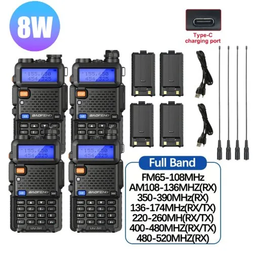 UV5R-8W-4PCS