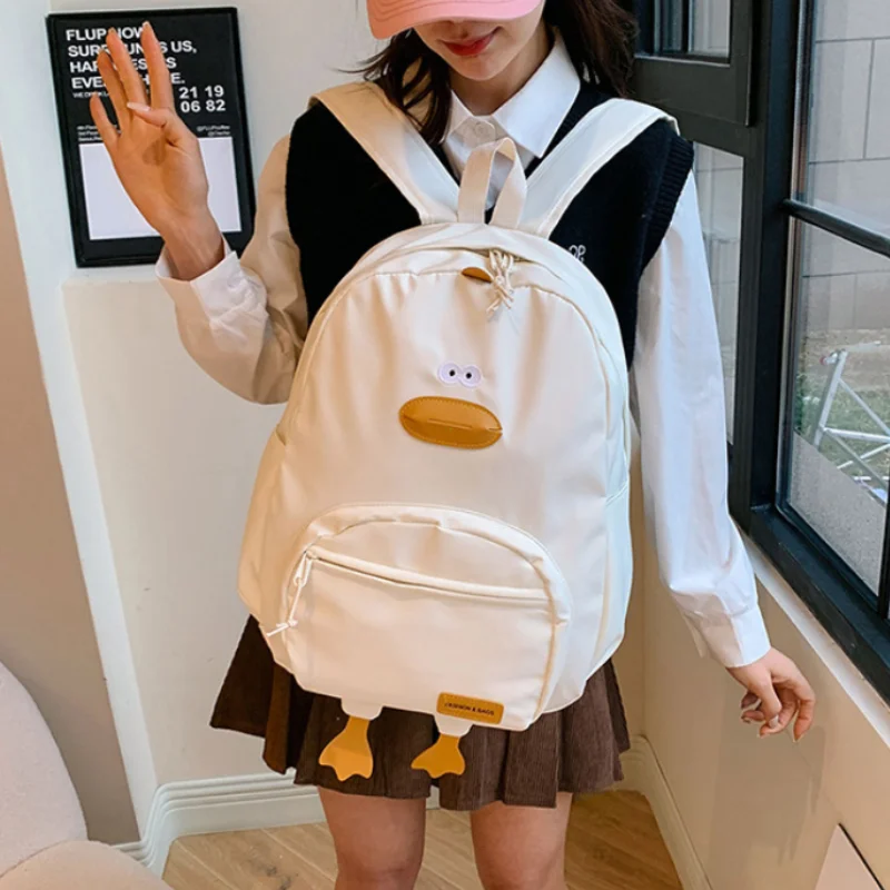 Image de Sac à Dos Canard Mignon - Style Coréen pour Filles & Étudiantes