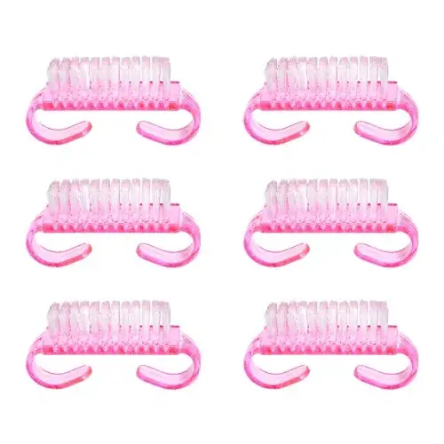 Image de Kit de Brosses à Ongles Rose - 20 Pièces pour Manucure & Pédicure