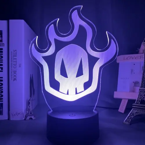 Image de Lampe 3D Ichigo Kurosaki - Veilleuse Anime Élégante