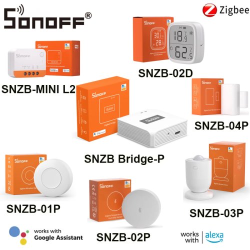 Afbeelding van Sonoff SNZB-06P Zigbee Menselijke Aanwezigheidssensor met Gateway Bridge Pro voor Smart Home Automatisering – Kompatibel met SNZB-01P, SNZB-02P, SNZB-03P, SNZB-04P, ZBMini L2 en Smart Switch