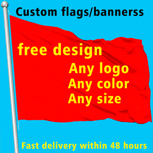 Bild von Individuelle Flaggen aus Polyester mit Kupferösen – Robuste Schaftabdeckung für Außenwerbung, Dekoration, Partys, Sportveranstaltungen und Geschenke