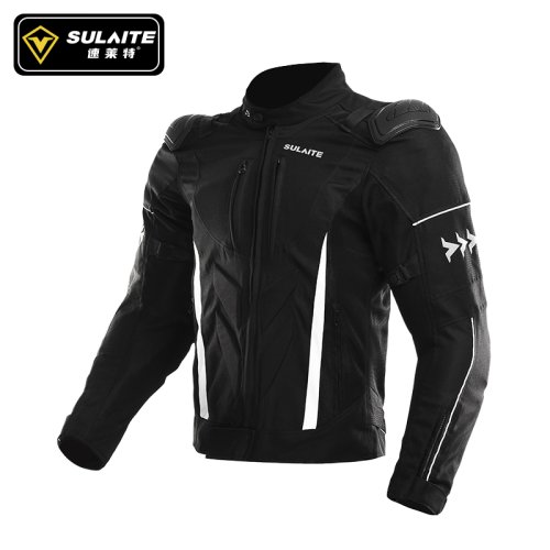 Imagen de SULAITE-Chaqueta de motocicleta deportiva Dual para hombre, chaqueta de motocicleta con armadura, chaquetas de montar en bicicleta de tierra