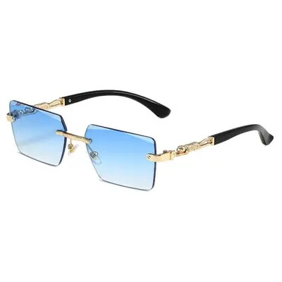 Image de Lunettes de Soleil Sans Monture UV400 - Style Carré pour Hommes & Femmes