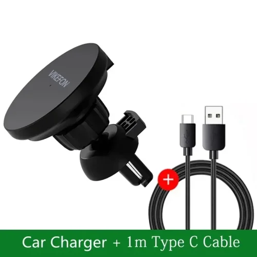 Bild von VIKEFON 30 W Magnetische Auto Drahtlose Ladegerät Für iPhone 12 13 14 15 pro max Air Vent Auto Telefon Halter stehen Schnelle Auto Aufladen
