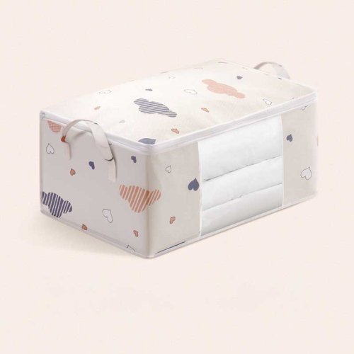 Afbeelding van Quilt Opbergtas Multifunctionele Stofdichte Vochtbestendige Kleding Opbergtas Met Grote Capaciteit Thuis Verhuis Organiseren Tas