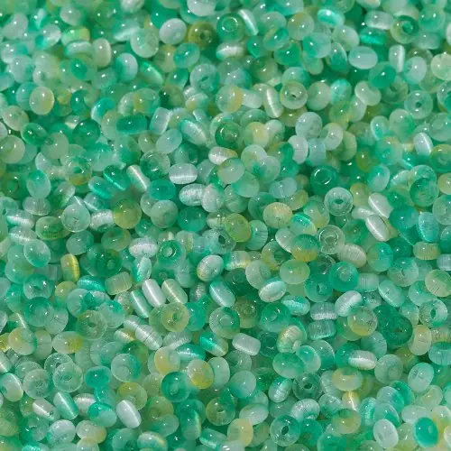Image de Perles de Rocaille Colorées - Lot de 100 Pièces pour Création de Bijoux