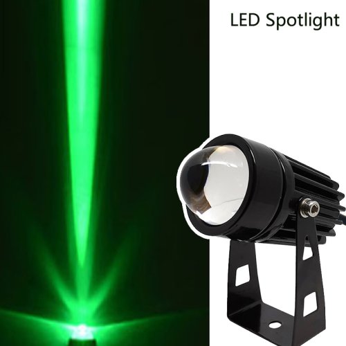 Image of Outdoor LED Wall Spotlight with 12W and 9W Options for Home Landscape Lighting – 110V/220V, Multi-Color Beam (Pink, Red, Green, Blue, Golden), Waterproof Design