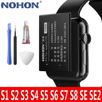 Image de Batterie de Remplacement pour Apple Watch S1 à S8
